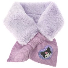 三麗鷗兒童酷洛米溫暖蝴蝶結針織毛絨圍巾 NSHKS10606