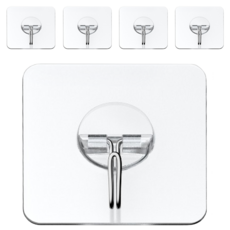 MONSTER HOOK 無痕掛勾, 透明, 5個