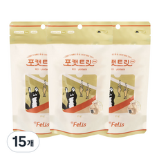 닥터펠리스 포캣트릿 고양이 간식, 북어, 25g, 15개