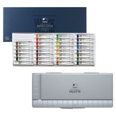 신한화구 전문가 수채화 물감 + 수채화 42칸 팔레트, 7.5ml, 30색