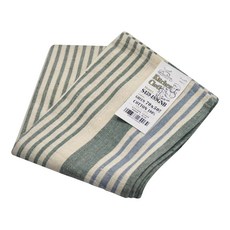 DULTON 100%印度綿 家事布 擦拭巾 綠色 + 藍色, 1條