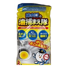 Cotton labo 廚房用排水孔吸油棉片, 日本製造 9.5x5x15.5cm, 8片, 1包