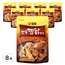 샘표 안동찜닭 양념, 210g, 8개