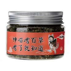 神喵嚐百草 頂級粗收貓草 罐裝貓草 貓咪愛吃 舒緩情緒, 100ml, 1罐
