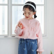 ROROCHAT 女童May蝴蝶結開襟衫