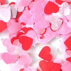 PARTYSHOW SHOW 銀箔愛心亮片 2.5cm 20g, 4個, 混合