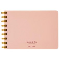 KOKUYO 國譽 Sooofa軟線圈筆記本 方格 A7, 粉色, 1本