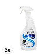 台塑生醫 強效除垢衣領精 免搓免揉 不添加螢光劑 淡雅清香, 500g, 3瓶