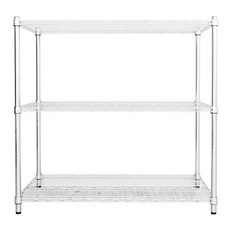 dayneeds 日需百備 荷重型鎖管層架 電鍍, 3層