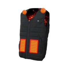 Daehan 男士 Volcane 黑色版加熱背心