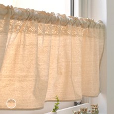 Maket Gamseong 簡約亞麻短簾, 款式3