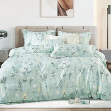 FOCA 吸濕排汗天絲六件式加大兩用被舖棉床罩組