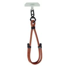 UAG 簡約編織可調式背帶掛繩 7mm, 黑色/橘色, 1條