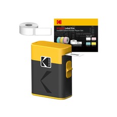 KODAK 柯達 便條標籤印表機 ERA Yellow + 卡匣組合, 1套, 黃色(黃色), M50(相片印表機)
