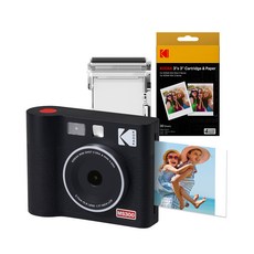 코닥 미니샷3 ERA 즉석카메라 MS300 + 카트리지 38p 세트, MS300(블랙), 1세트