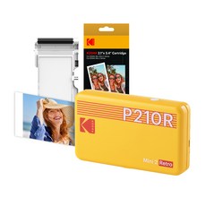 KODAK 柯達 Mini 2復古照片打印機照片顯影機 色帶 38入, 黃色, P210R