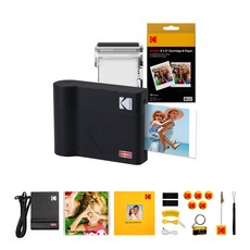 KODAK 柯達 Mini3 ERA照片印表機 M300+墨水匣+配件組, 黑色, M300