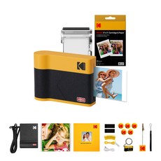 KODAK 柯達 Mini3 ERA照片印表機 M300+墨水匣+配件組, 黃色, M300