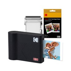 KODAK 柯達 Mini 3 ERA照片印表機照片顯影機墨匣 38張, 黑色, M300
