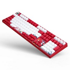 VARMILO KOI PBT 熱昇華英文有線鍵盤, 混色, MA108M, 粉紅軸