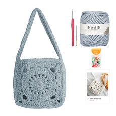 Yarna DIY針織背包組, 1套, 13冷灰色
