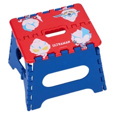 kikimmy 超人力霸王 摺疊凳, 輕巧易攜帶, 安全耐重, 圓弧外角設計, 紅色, 1個