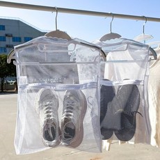 Monlico 衣架專用戶外陽台曬鞋網, 2個, 白色