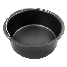 arlink 氣炸鍋專用 烘烤鍋 S01 氣炸鍋配件, 6.5吋, 黑色, 1個