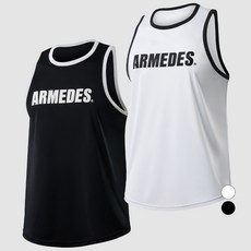 ARMEDES 男士肌肉合身拼色健身無袖AR-114 2p