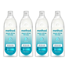method 美則 極淨效速洗碗精 清新晨露, 4個, 473ml