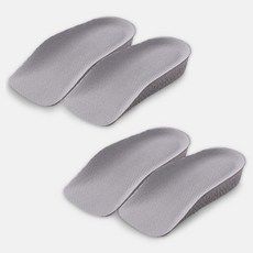 Shoebrick 男士用彈力珠增高鞋墊 2入 x 2組