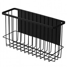 CASA LIFE 磁吸式深型層架收納盒, 黑色, 1個