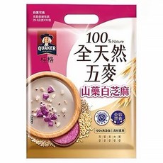 QUAKER 桂格 全天然五麥 山藥白芝麻 10入, 295g, 1袋