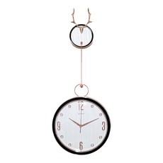 Art Prince 北歐懸掛式珠寶壁鐘 中, 白色