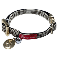 GBPH 好寶貝 Hairy Duke多毛公爵系列 寵物項圈 M(23~30cm) 織布 金屬配件, 咖啡色, 1個