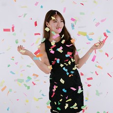 PARTYSHOW 派對撒花長條形紙片, 彩虹, 1包