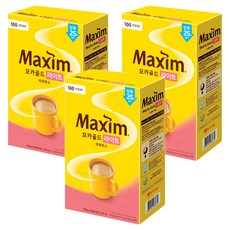 맥심 모카골드 라이트 커피믹스, 11.8g, 100개입, 3개