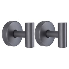 한봄누리 免鑽孔吸盤式多用途可拆卸壁掛架, 灰色, 2個