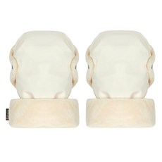 Manito 嬰兒車可拆卸保暖手套, Cream, 1雙