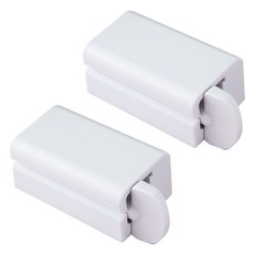 Tamsaa 磁吸式可拆卸牙膏擠壓器, 2個, 白色