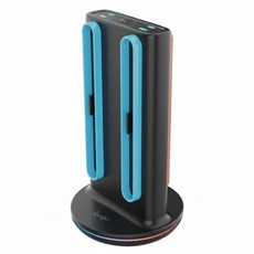 ipega 派鯊魚 SWITCH2 方形四充, 1個, 黑色, PG-SW2051