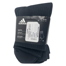 adidas 愛迪達 襪子, 3雙, 黑色