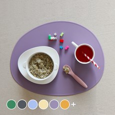 ade.l Big Pebble系列矽膠餐墊, 紫丁香, 407*320mm