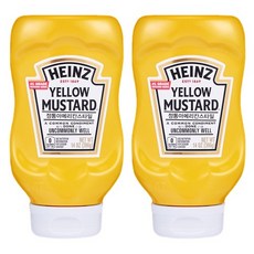 하인즈 옐로우 머스타드, 396g, 2개