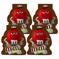 m&m's 牛奶巧克力樂享包 FUN SIZE, 188.5g, 4包
