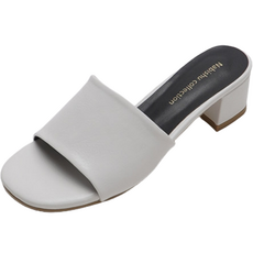 어바웃슈 여성용 론디 베이직 라인 미들 뮬