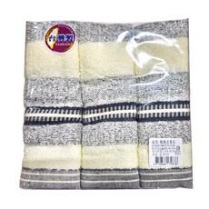 台灣製 毛巾套裝 條紋毛巾, Set of Assorted Colors, 1組