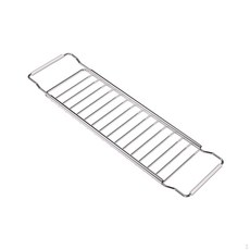 NEOTREE 不鏽鋼 304 長度可調式滑動盤乾燥架, 1個, 1層, 銀色