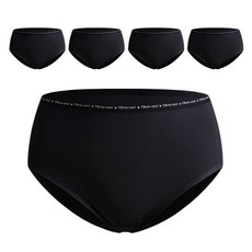 올리비아바비 프리티 에어로쿨 파스텔 로고 미디팬티 컬러 5매입