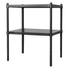 dayneeds 日需百備 極致美學 烤漆二層架, 2層, 黑色